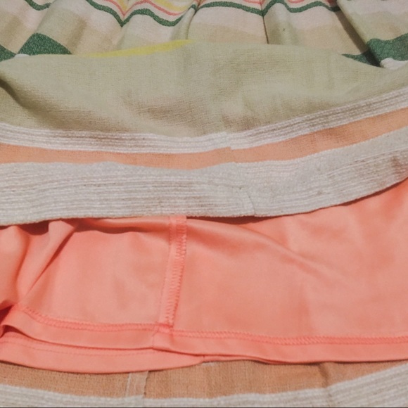 Anthropologie Eva Franco striped lined skirt -sz 2 - Picture 4 of 5